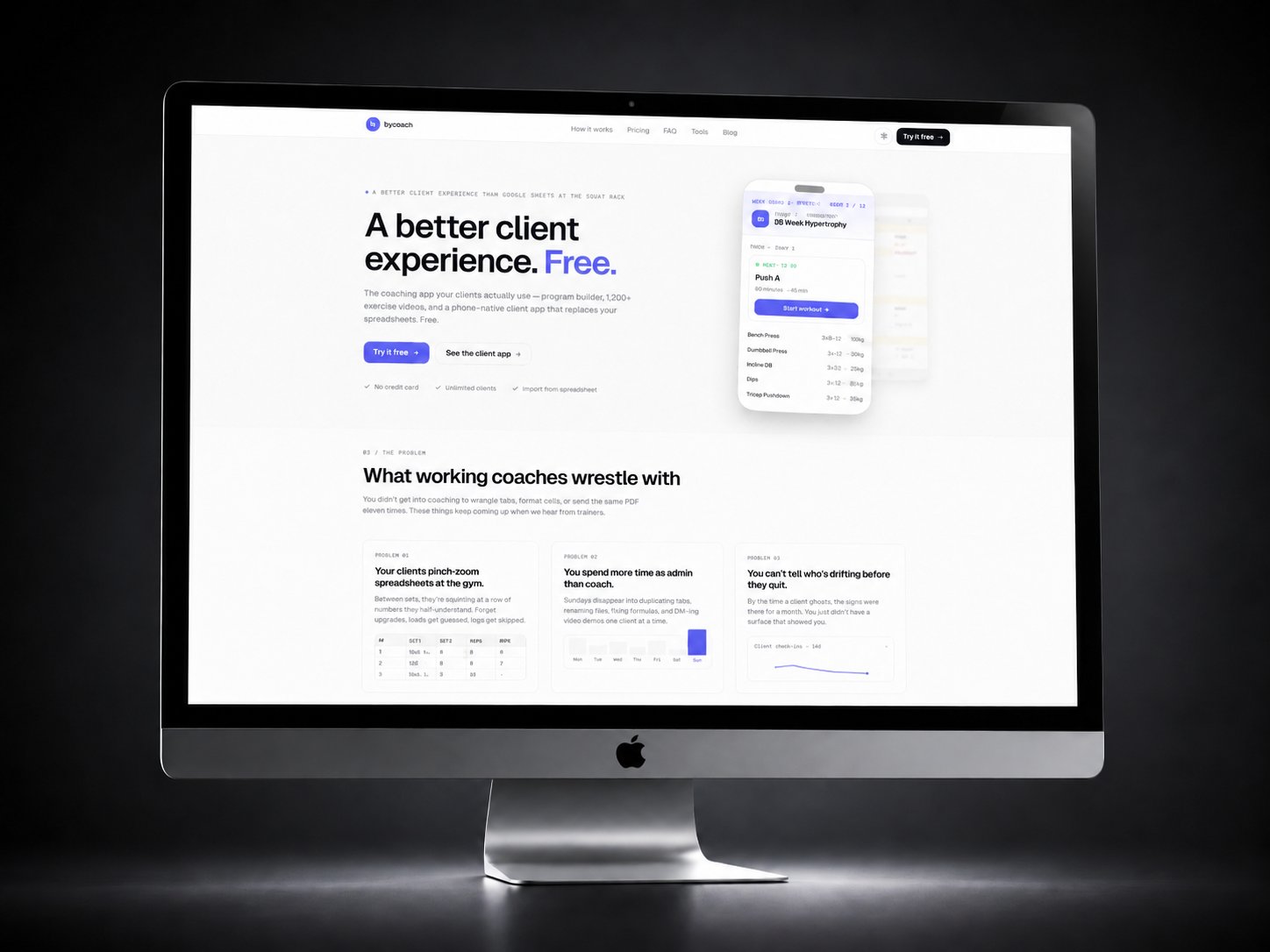 bycoach.io — coaching platform for personal trainers