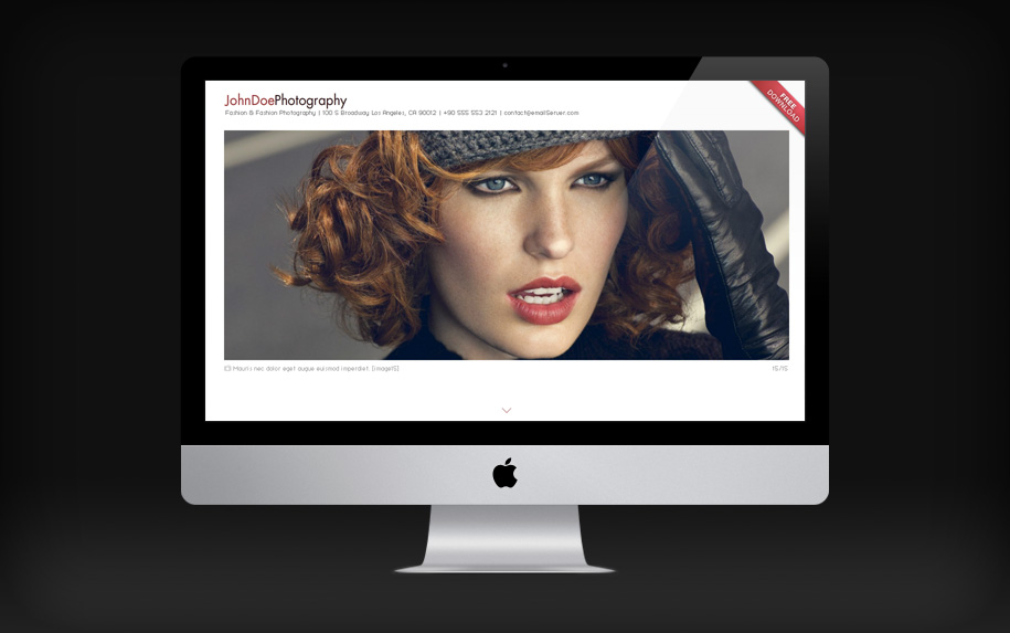 Auro free portfolio template