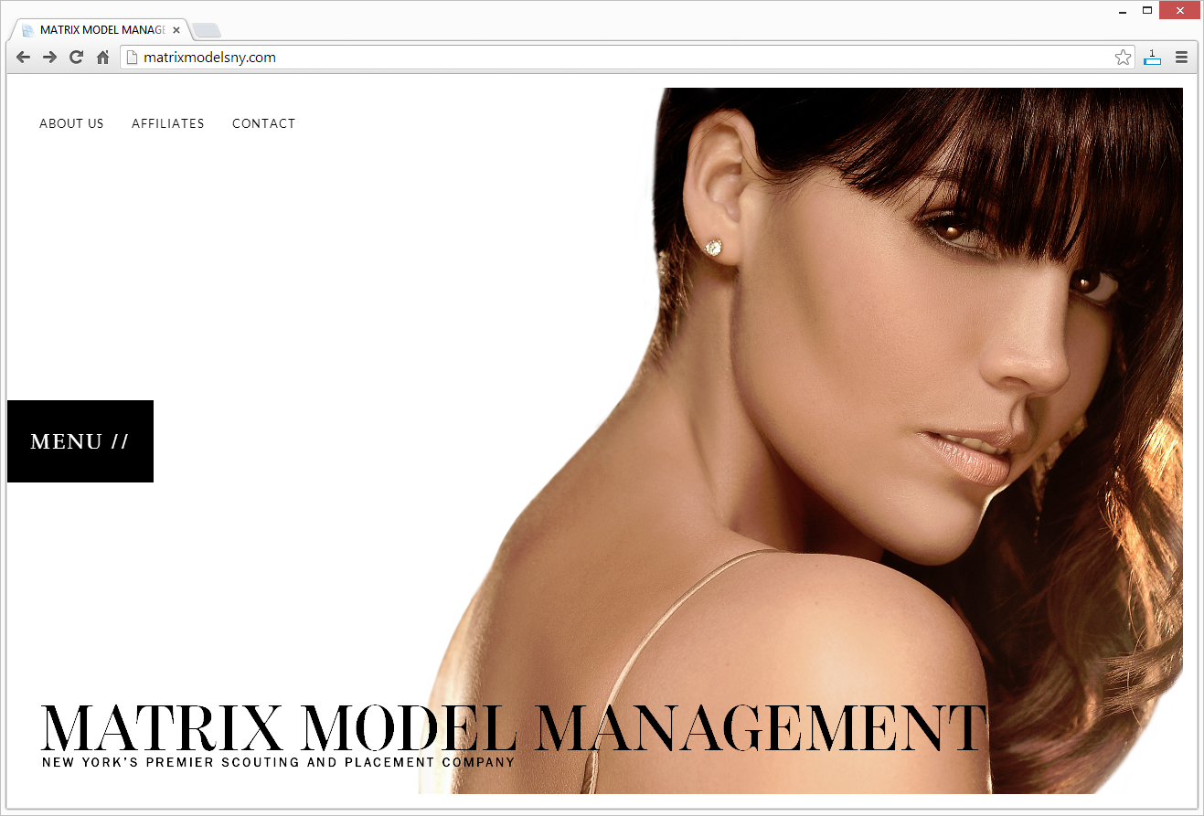 MatrixModelsNY.com — New York modeling agency website